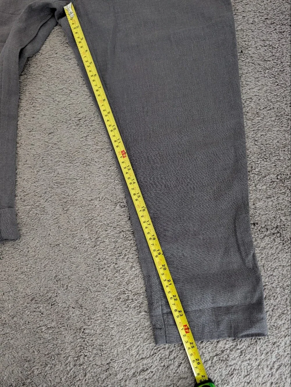 Grey Linen Pants Size M